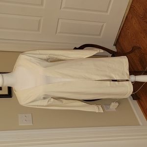 Cream Open-Front Women's Sweater